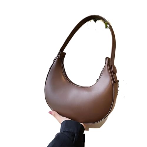 ZUGLQYSX Damen Halbmond Schultertasche Unterarmtaschen Damen Süße Halbmondtaschen Leder Geldbörsen Handtaschen FüR Reisen, Arbeit Und Alltag(Color2) von ZUGLQYSX