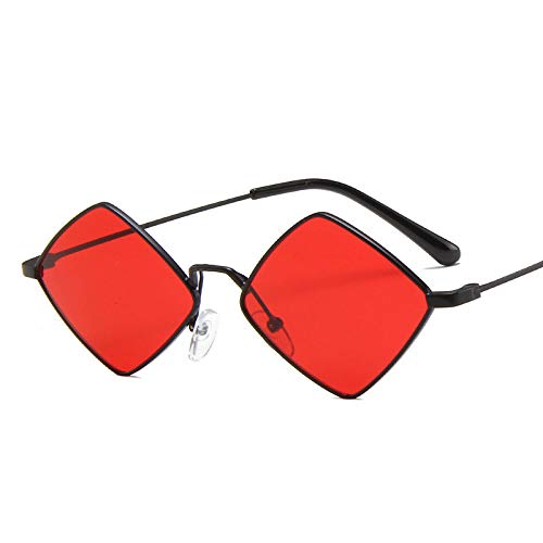 ZUHERA Sonnenbrille mit kleinem Gestell Damen Prismatic Retro Square Sonnenbrille Damen Plastic,01,BlackRed ZUHERA Sonnenbrille mit kleinem Gestell Damen Prismatic Retro Square Sonnenbrille Damen Plastic,01,BlackRed von JHFER