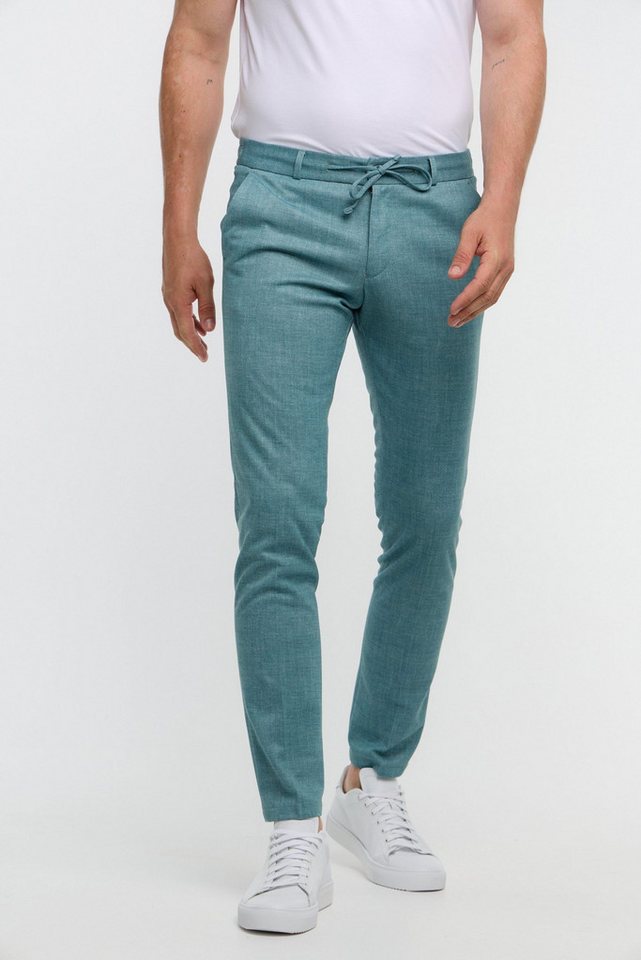 ZUITABLE Anzughose – Herren Stoffhose mit Tunnelzug im Slim Fit von ZUITABLE