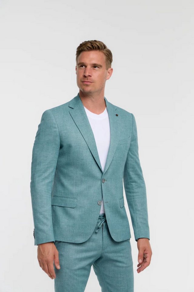 ZUITABLE Sakko – Slim Fit Herren Jersey-Sakko für Business & besondere Anläss - Brusttaschenfutter als Einstecktuch nutzen von ZUITABLE