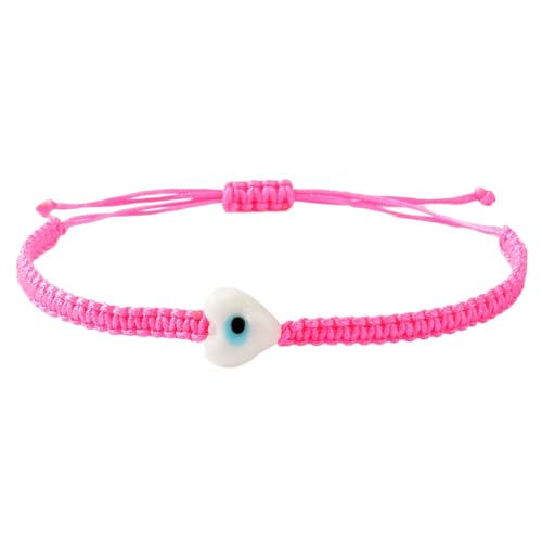 ZUJIABAO Vibrierendes geflochtenes Seil-Fußkettchen oder Armband, dekorativer Augenakzent, Unisex, handgefertigter Schmuck, Geschenkideen, handgefertigt, handgewebt, Einheitsgröße, Wie beschrieben ZUJIABAO Vibrierendes geflochtenes Seil-Fußkettchen oder Armband, dekorativer Augenakzent, Unisex, handgefertigter Schmuck, Geschenkideen, handgefertigt, handgewebt, Einheitsgröße, Wie beschrieben von ZUJIABAO