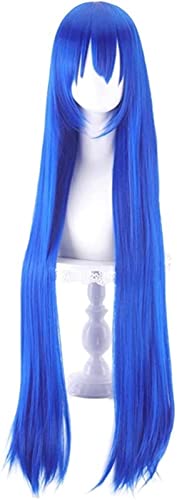 ZUKKY Anime Engage Kiss Cosplay Perücke Frauen Mädchen Marineblau Langes glattes Haar for Yugiri Ayano Halloween Kostüm Party Perücke + Perückenkappe von ZUKKY