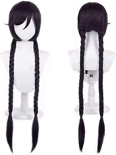 ZUKKY Anime Fukawa Cosplay Perücke Lange geflochtene Pferdeschwanzperücke for Halloween-Party mit gratis Perückenkappe von ZUKKY