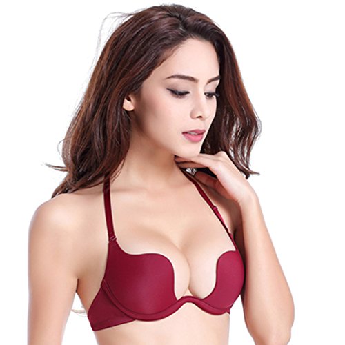 Nature Damen Deep U Multiway Push-Up-BH - (Red 70A) von ZUKULIFE