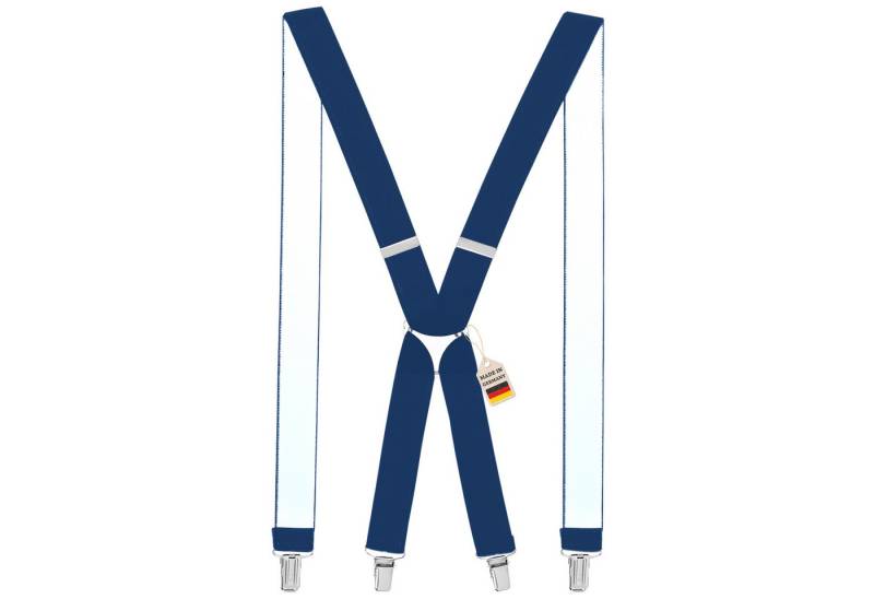 ZUKUNFTSENKEL Hosenträger 4 Robuste Clips, Hosenhalter Elastisch Flexibel (H-Form) X-Form Arbeitshosenträger von ZUKUNFTSENKEL