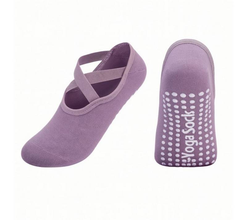 ZUKUNFTSENKEL Sportsocken 2er Pack Yoga Socken Damen Anti Rutsch (Fitness, Tanz, Gym 2er Pack, rutschfeste Trainingssocken für Yoga) Pilates Socken, Ballett Socken, Workout Footwear von ZUKUNFTSENKEL