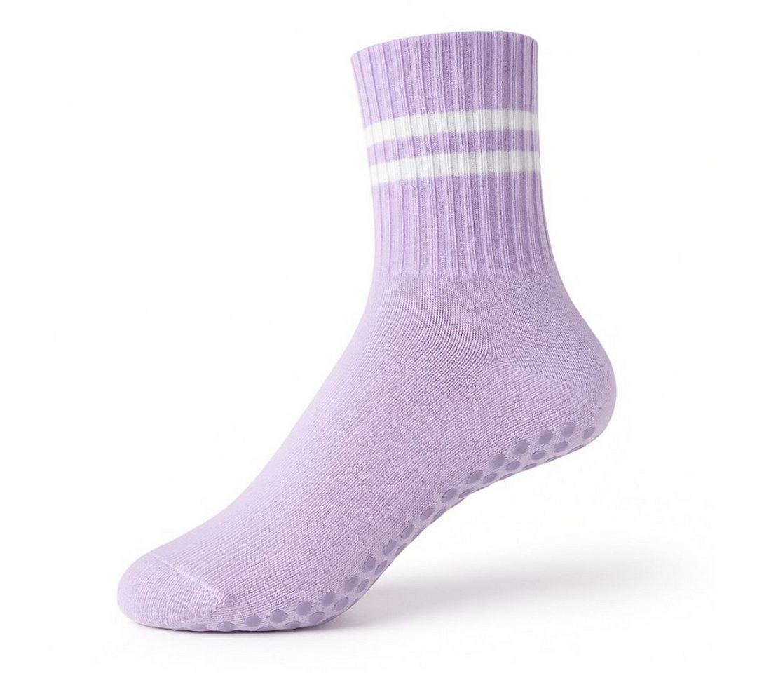 ZUKUNFTSENKEL Sportsocken Yoga Pilates Socken Damen Anti-Rutsch (Spar Set, 5er Pack) Rutschfest, Weich, Elastisch Ideal für Fitness, Yoga & Pilates von ZUKUNFTSENKEL