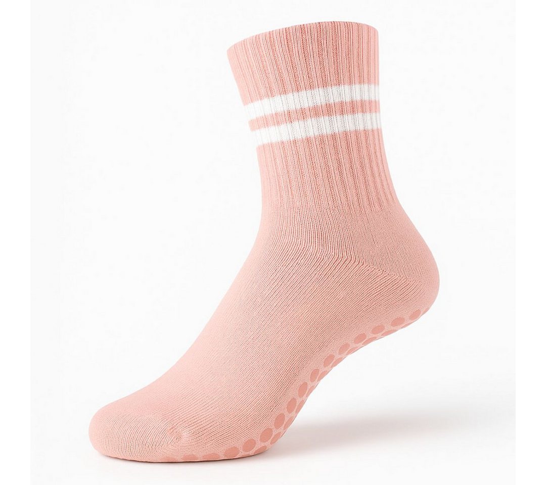 ZUKUNFTSENKEL Sportsocken Yoga Pilates Socken Damen Anti-Rutsch (Spar Set, 5er Pack) Rutschfest, Weich, Elastisch Ideal für Fitness, Yoga & Pilates von ZUKUNFTSENKEL