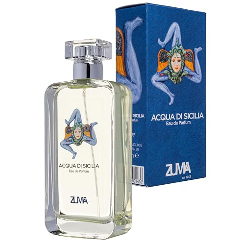 Parfüms Zuma – Parfum Acqua di Sicilia – Eau de Parfum Spray – Der authentische Duft des Mittelmeers Made in Italy (Wasser aus Sizilien 100 ml) von ZUMA