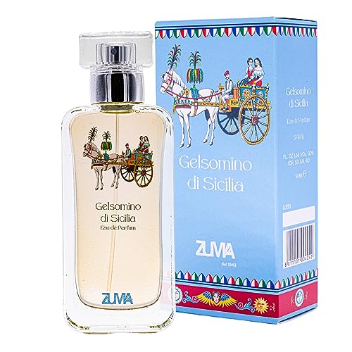 Profumi Zuma - Sizilianischer Jasmin - Eau de Parfum mit Floralem Duft in Sprayform - Made in Italy (Gelsomino di Sicilia 50 ml) von ZUMA