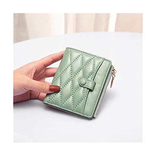 ZUMAHA Neu Einfache, modische Geldbörse, rautenförmig, für Damen, strapazierfähige Brieftasche, Kurze Kartentasche, niedliche Münze, organisiert und leicht zugänglich Portemonnaie von ZUMAHA