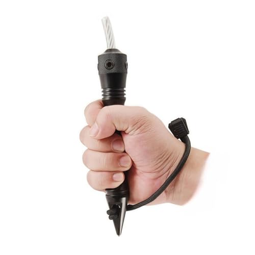 ZUMVIVIN Survival Groß Kubotan mit Whip | Fensterbrecher Punch mit PU-Leder Aufbewahrungsbox ZUMVIVIN Survival Groß Kubotan mit Whip | Fensterbrecher Punch mit PU-Leder Aufbewahrungsbox von ZUMVIVIN