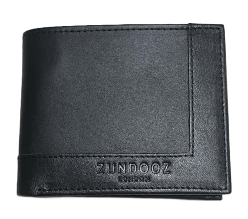 ZUNDOOZ Ipswich Herren Leder Trifold Wallet mit PassCase, Münzfach - Schwarz, Braun, Schwarz , 11x9x1 cm, Contemporary_28ZZ10X0010/20 ZUNDOOZ Ipswich Herren Leder Trifold Wallet mit PassCase, Münzfach - Schwarz, Braun, Schwarz , 11x9x1 cm, Contemporary_28ZZ10X0010/20 von ZUNDOOZ