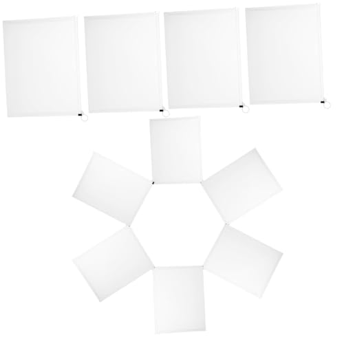 ZUNOXAZ 10 Stück Teiliges Dokumententaschen Transparente Dicke Aufbewahrungsbeutel mit Reißverschluss Multifunktionale Schreibwaren Bargeldtaschen für Büro Schule und Reisen von ZUNOXAZ