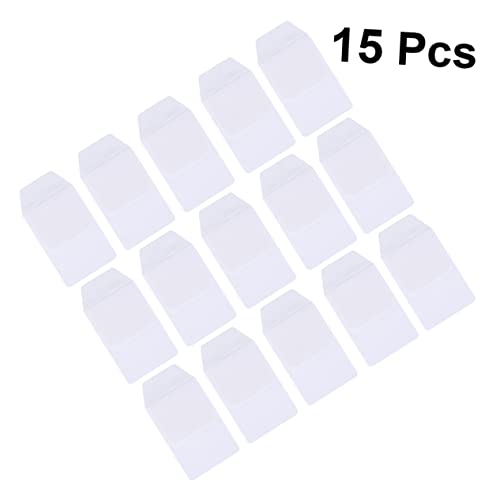 ZUNOXAZ 15 Stück Teiliges PVC Stiftetui Transparent Auslaufsicherer Stifttasche für Ärzte und Pflegekräfte Praktischer Federmäppchen Ersatz Pflegeleichte Schutztasche für Bürobedarf von ZUNOXAZ