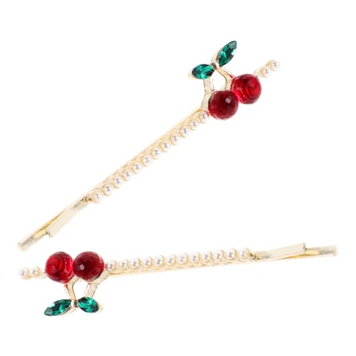 ZUNOXAZ 2 Stück Elegante Haarklammern Strass Seitliche Haarspangen mit Perlenoptik Dekorative Haarschmuck Frauen für Alltag Party Hochzeit Sitz durch Alligator clip von ZUNOXAZ