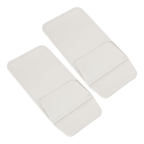 ZUNOXAZ 2 Stück PU Leder Stiftetui Multifunktionale Krankenschwester und Arzt Pen Organizer Tasche Großer Stauraum Praktisch und Tragbar Weiß Pen Pocket für und Alltag von ZUNOXAZ