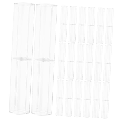 ZUNOXAZ 20 Stück Transparentes Federmäppchen Bleistift-Boxen Leerer Stiftkoffer Schreibwaren-Boxen Bleistiftspeicherfall Stiftbehälteretui Bleistiftbehälter Brunnenpenstfall Plastik ZUNOXAZ 20 Stück Transparentes Federmäppchen Bleistift-Boxen Leerer Stiftkoffer Schreibwaren-Boxen Bleistiftspeicherfall Stiftbehälteretui Bleistiftbehälter Brunnenpenstfall Plastik von ZUNOXAZ
