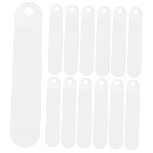 ZUNOXAZ 50 Stück Halbtransparente Mattierte Kunststoff Stifttaschen Einzelschutzhüllen für Kugelschreiber und Bleistifte Stifte Aufbewahrungstaschen für Schule und Büro Langlebige von ZUNOXAZ