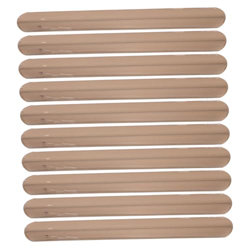 ZUNOXAZ 50 Stück Slap Armband Stahlbleche für Blanko DIY Schnapparmband Zubehör Robuste Polierte Metallplatten für Kreative Bastelprojekte Passend für Verschiedene Handgelenkgrößen von ZUNOXAZ