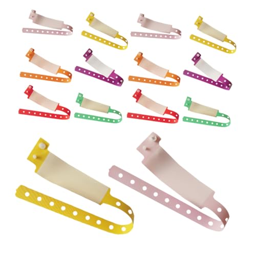 ZUNOXAZ Armband Armband Armbänder aus Kunststoff Handgelenkband wasserdicht ID-Armbänder Kindersicherheits-ID-Armband Einlassarmbänder Armbänder für Veranstaltungen Angelarmband PVC von ZUNOXAZ