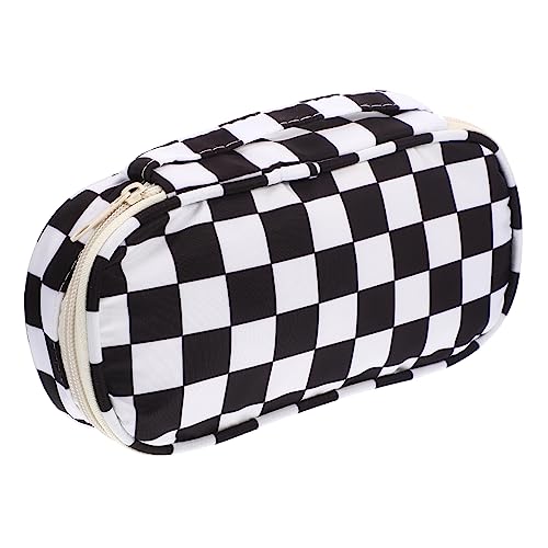 ZUNOXAZ Ästhetisches Federmäppchen Organizer Für Schule Und Büro Großes Stifteetui Mit Reißverschluss Fächer Für Schreibwaren Leicht Und Tragbar Geeignet Für Studenten Und von ZUNOXAZ