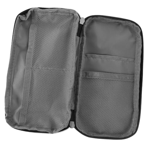 ZUNOXAZ Großes Federmäppchen mit Dreifach Fächern Reißfestes Leichtes Stiftemäppchen für Schüler und Büro Geräumige Tasche für Stifte Lineal Kleber und Kleinteile Praktische von ZUNOXAZ