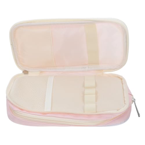 ZUNOXAZ Großes Federmäppchen mit Reißverschluss Canvas Mäppchen mit Unterteilungen Vielseitiger Schreibwaren Organizer für Mädchen Jungen Teens Praktisch und Leicht für Schule und von ZUNOXAZ