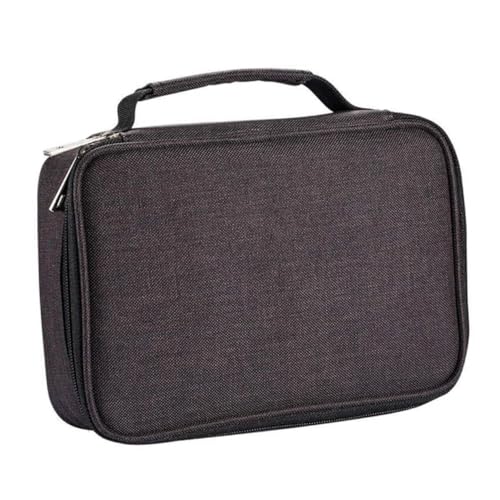 ZUNOXAZ Großes Federmäppchen mit Reißverschluss Fächer Buntstifte Tasche Hohe Kapazität für Farbstifte Aquarellstifte Marker Tragbar Multifunktional für Schule Kunst Büro von ZUNOXAZ