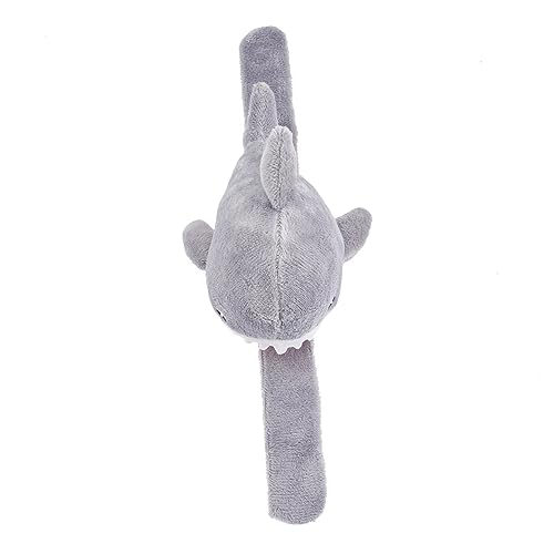 ZUNOXAZ Kuscheliges Plüsch Schnapparmband mit Grauem Weiches Baumwoll Armband für Leichtes Bequemes Tier Armband als Kleines Mitbringsel und Thema Party von ZUNOXAZ