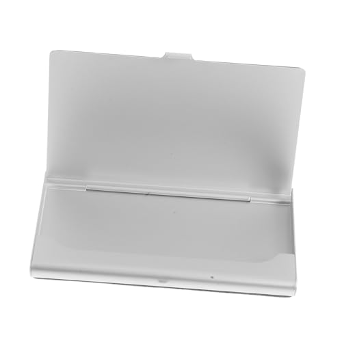 ZUNOXAZ Metall Visitenkartenetui mit Holzmaserung Schlanker Kartenhalter für Büro und Zuhause Langlebiger Business Karten Organizer Stilvoller Namenskartenhalter für und Damen von ZUNOXAZ