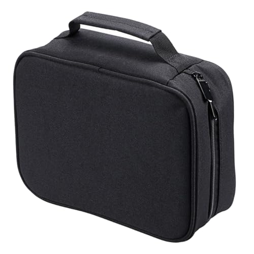 ZUNOXAZ Stationery Bag aus Oxford Farben Marker Mäppchen mit Mehrlagigem Organizer Reißverschluss Federmäppchen für Schüler und Künstler Praktisches Stiftetui mit Rückseitiger Tasche von ZUNOXAZ