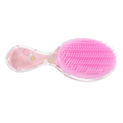 ZUNOXAZ Tragbare Haarbürste für Entwirrbürste mit Weichen Borsten für Unterwegs Pflege von Feinem Haar für Kleinkinder und Kleine Mädchen von ZUNOXAZ