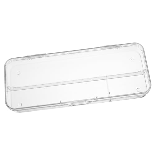 ZUNOXAZ Transparente Stiftebox Großzügiger Organizer für Bleistifte Marker und Schreibwaren Praktische Aufbewahrungslösung für Schule und Büro Vielseitiger Wiederverwendbarer Stiftsammler von ZUNOXAZ