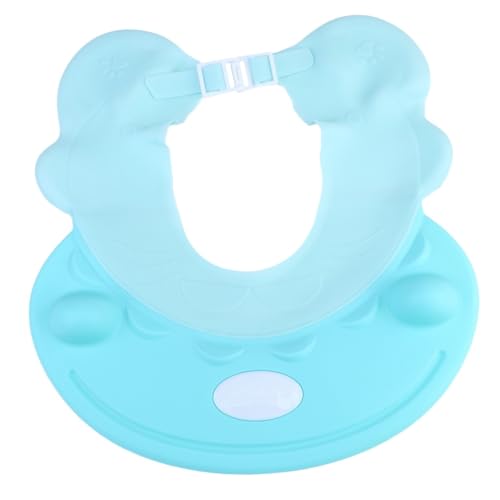 ZUNOXAZ Verstellbare Wasserdichte Waschkappe mit Ohrenschutz Haarwaschschutz für Junge Mädchen Leichtes Buntes Material Verstellbar für Duschen und Baden Schützt Augen und Gesicht vor von ZUNOXAZ