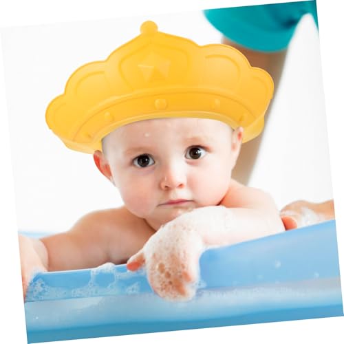 ZUNOXAZ Verstellbare Wasserdichte mit Ohrenschutz Tpe pp Material Sicherer Sitz für Junge Mädchen und Kleinkinder für Haarewaschen Sonnenschutz und Haarschnitt von ZUNOXAZ