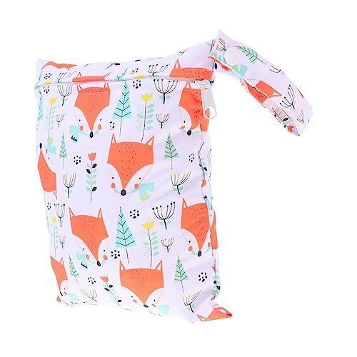 ZUNOXAZ wasserdichte Windeltasche Aufbewahrungsbeutel Multifunktionaler Organizer Beutel für Nasse und Trockene Stoffwindeln Wiederverwendbar Robust für Reisen und Pflege von ZUNOXAZ