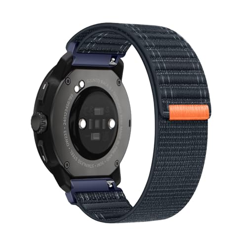 Nylon Armbänder für Suunto Race S/Race Armband, Elastisches Stoff Atmungsaktiv Verstellbares Sportarmband für Herren Damen Loop Ersatzarmband Kompatibel mit Suunto Race S/Race Uhrenarmband (E,M) von ZUOBNBP