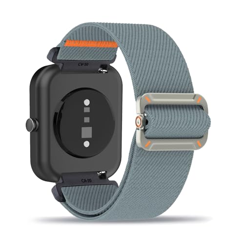 ZUOBNBP Nylon Armband für Nothing Watch Pro Armbänder Verstellbares Elastisches Solo Loop Weiches Stoff Sport Band für Damen Herren Kompatibel mit Nothing Watch Pro Ersatzarmband (13,Eine Grösse) von ZUOBNBP