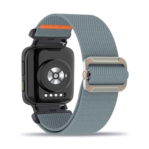 ZUOBNBP Nylon Armband für OPPO Watch 41mm Armbänder Verstellbares Elastisches Solo Loop Weiches Stoff Sport Band für Damen Herren Kompatibel mit OPPO Watch 41mm Ersatzarmband (13,Eine Grösse) von ZUOBNBP