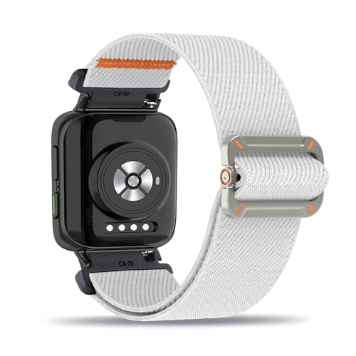 ZUOBNBP Nylon Armband für OPPO Watch 41mm Armbänder Verstellbares Elastisches Solo Loop Weiches Stoff Sport Band für Damen Herren Kompatibel mit OPPO Watch 41mm Ersatzarmband (4,Eine Grösse) von ZUOBNBP