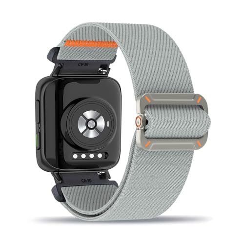 ZUOBNBP Nylon Armband für OPPO Watch 41mm Armbänder Verstellbares Elastisches Solo Loop Weiches Stoff Sport Band für Damen Herren Kompatibel mit OPPO Watch 41mm Ersatzarmband (8,Eine Grösse) von ZUOBNBP