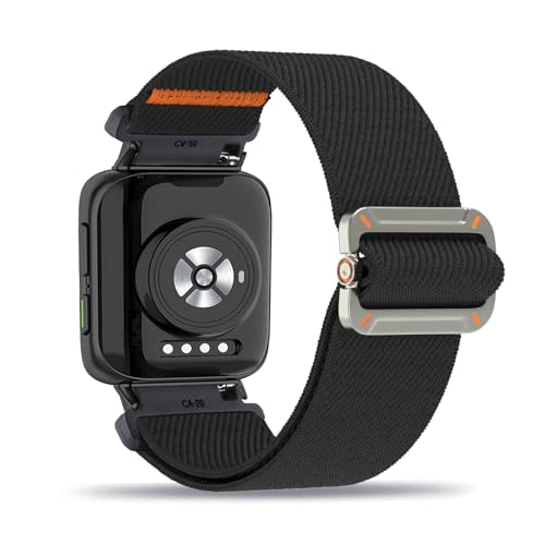 ZUOBNBP Nylon Armband für OPPO Watch 41mm Armbänder Verstellbares Elastisches Solo Loop Weiches Stoff Sport Band für Damen Herren Kompatibel mit OPPO Watch 41mm Ersatzarmband (9,Eine Grösse) von ZUOBNBP