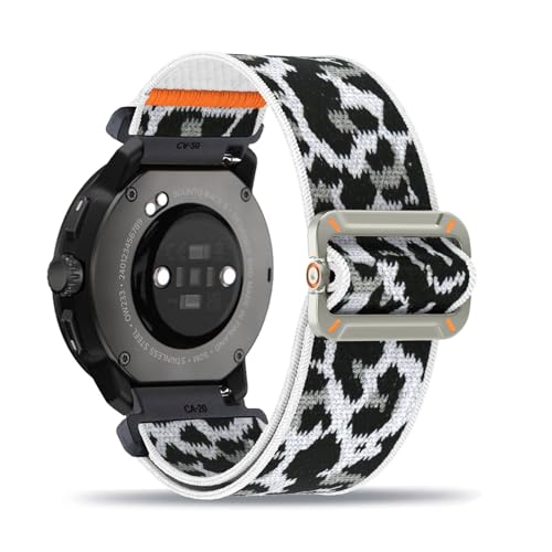 ZUOBNBP Nylon Armband für Suunto Race S Armbänder Verstellbares Elastisches Solo Loop Weiches Stoff Sport Band für Damen Herren Kompatibel mit Suunto Race Ersatzarmband (16,Eine Grösse) von ZUOBNBP