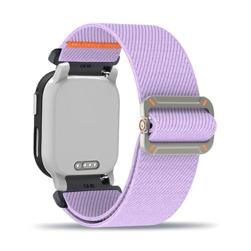 ZUOBNBP Nylon Armband für XPLORA X6 Play Armbänder Verstellbares Elastisches Solo Loop Weiches Stoff Sport Band für Damen Herren Kompatibel mit XPLORA X6 Play Ersatzarmband (15,Eine Grösse) von ZUOBNBP
