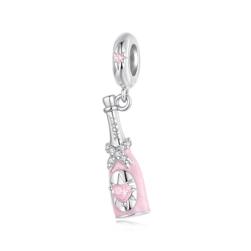 ZUOHUI Charm-Anhänger aus S925 Sterlingsilber „Heels Champagne Series“ – kompatibel mit Pandora-, Biagi-, Troll- und Chamilia-Armbändern – DIY-Schmuckgeschenk for Schlüsselanhänger, Halsketten, Armbän ZUOHUI Charm-Anhänger aus S925 Sterlingsilber „Heels Champagne Series“ – kompatibel mit Pandora-, Biagi-, Troll- und Chamilia-Armbändern – DIY-Schmuckgeschenk for Schlüsselanhänger, Halsketten, Armbän von ZUOHUI