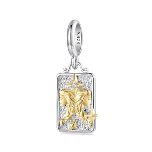 ZUOHUI Damen-Anhänger mit 12 Sternzeichen-Charms aus 925er Sterlingsilber zur Schmuckherstellung – Einzigartiges DIY-Perlenzubehör for Armbänder und Halsketten | Geschenk for Geburtstag, Muttertag und ZUOHUI Damen-Anhänger mit 12 Sternzeichen-Charms aus 925er Sterlingsilber zur Schmuckherstellung – Einzigartiges DIY-Perlenzubehör for Armbänder und Halsketten | Geschenk for Geburtstag, Muttertag und von ZUOHUI