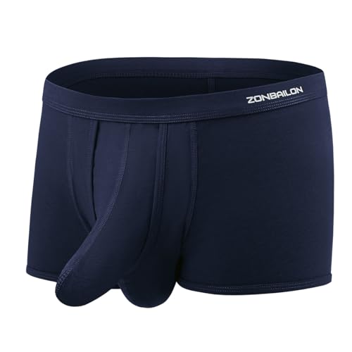 ZUOLAIYIN Boxershorts Herren Modal mit Eingriff Separat Beutel Microfaser Multipack Unterhosen Funktion Doppeltaschen Unterwäsche von ZUOLAIYIN