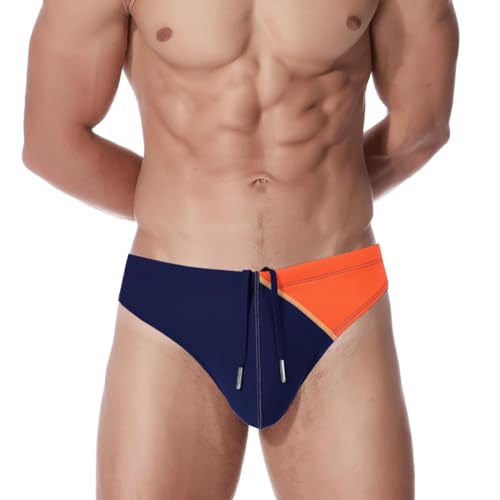 ZUOLAIYIN Herren Badeslip String Männer Tanga Schwimmhose Bikini Badehose Slip Schwimmhose Kordelzug von ZUOLAIYIN