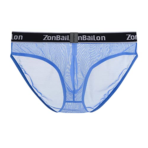 ZUOLAIYIN Herren Slip Durchsichtig Herren-Slips mit Großen Beutel Sexy Mann Unterhosen Männer Transparent Unterwäsche Slips Sheer See Through Extrem dünn von ZUOLAIYIN